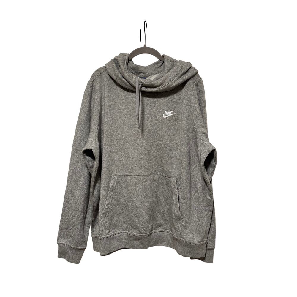 Nike Gray Hoodie Sweatshirt 1X Pullover - Picture 2 of 7